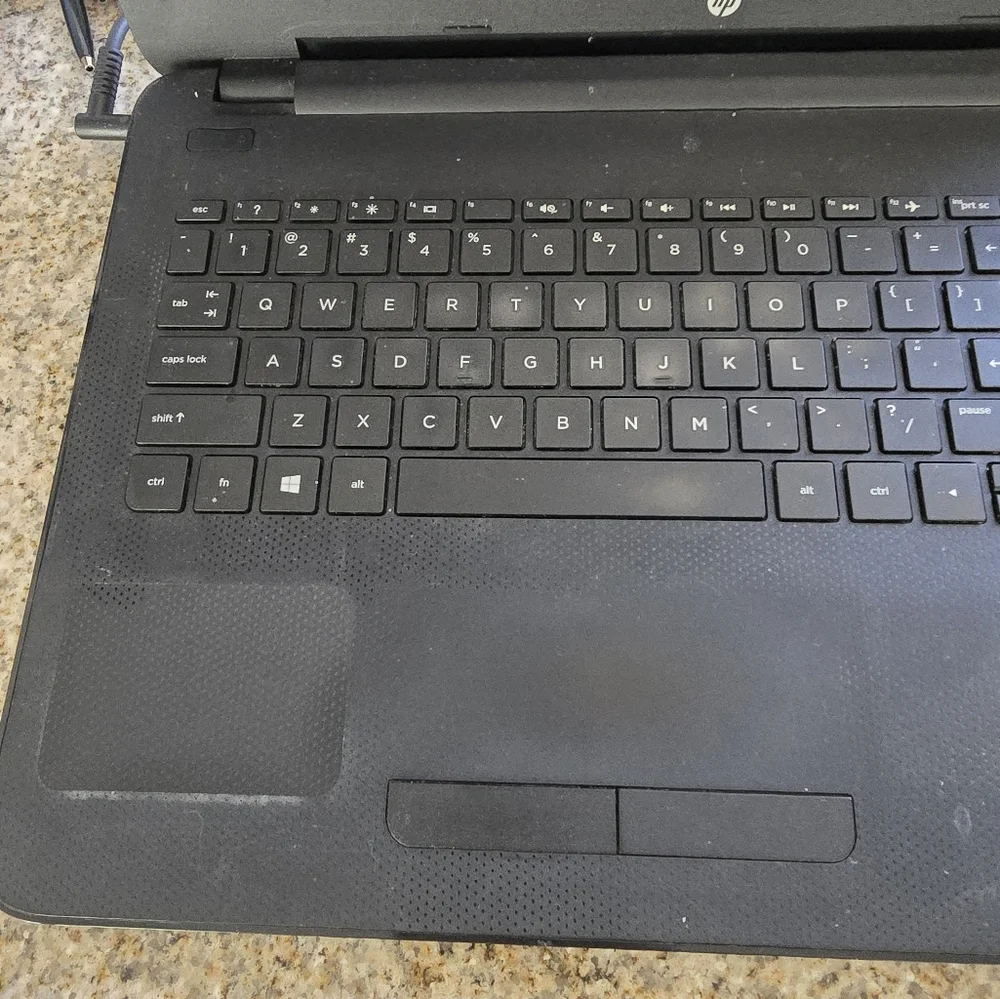 HP Black Laptop with Sleek Design